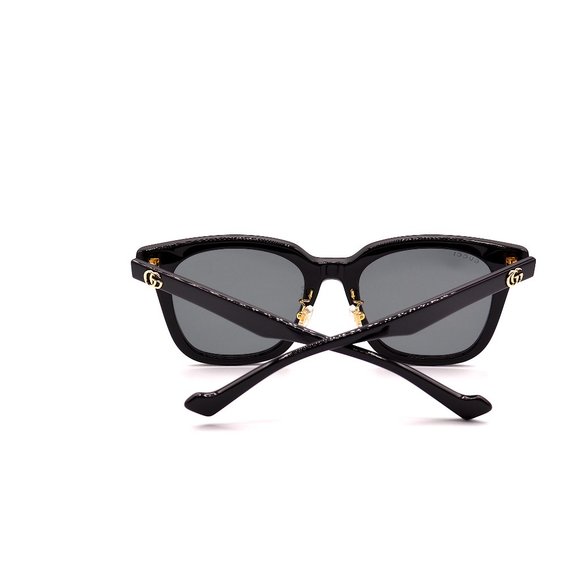 NEW GUCCI GG1000SK 003 BLACK GREY AUTHENTIC SUNGLASSES 55-20 - Picture 6 of 10